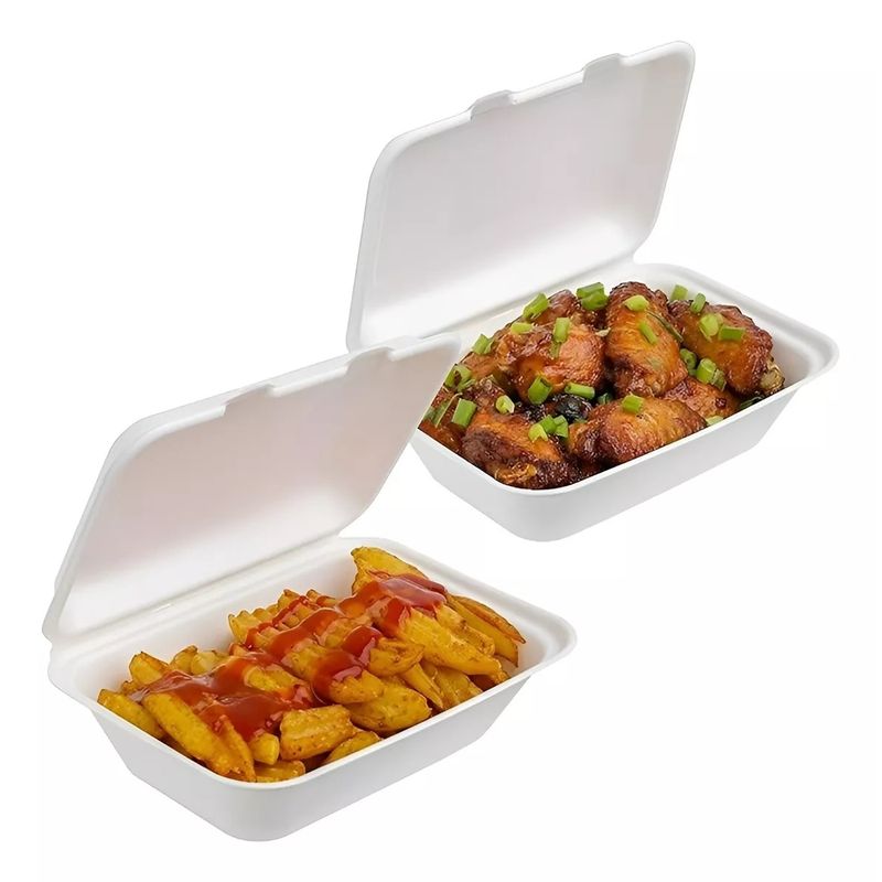 GENERICO - Pack X100 Envases De Plumavit Para Comida Bandeja Desechable