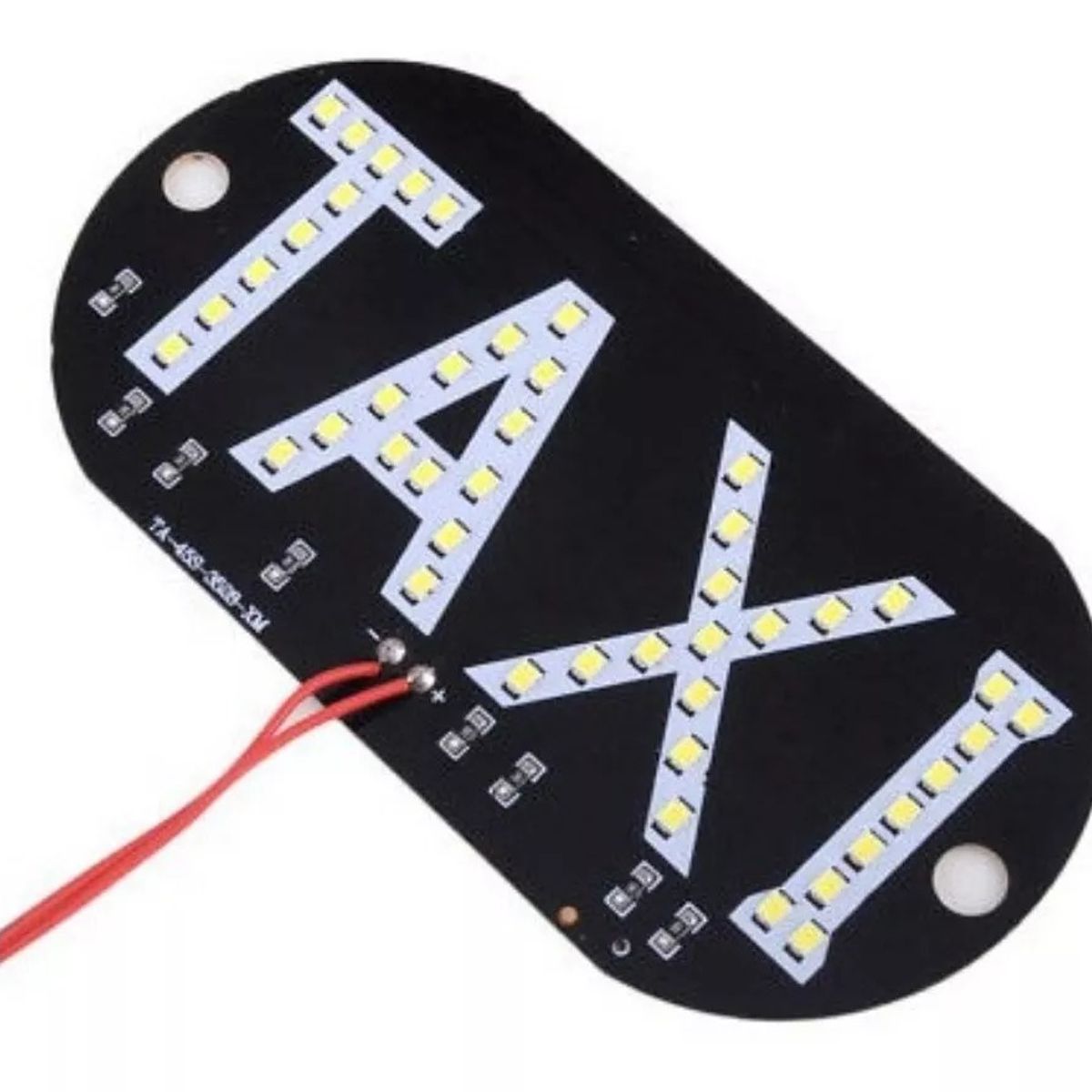 GENERICO - Letrero Taxi Led Luminoso Parabrisas 2 Ventosas