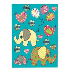 IDETEX - Alfombra Infantil Modelos Happy Girl 100 x 133 cm