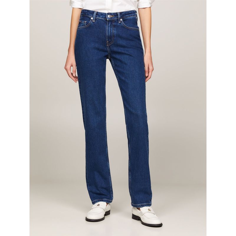 TOMMY HILFIGER - JEANS CLASSICS TALLE MEDIO AZUL TOMMY HILFIGER