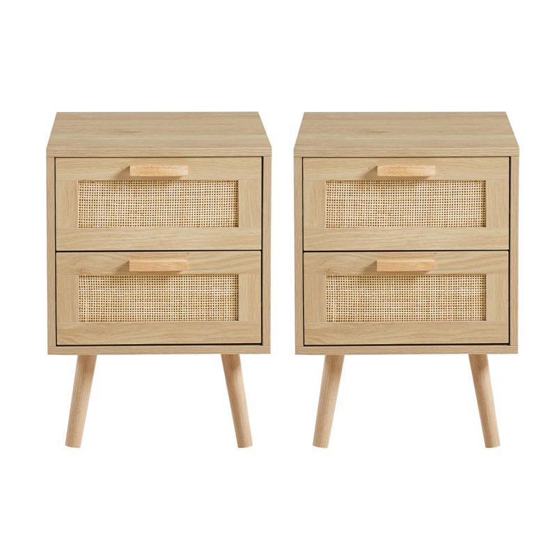 KLIK - Pack Set 2 Veladores de Madera Eames Mesh Doble con 2 Cajones