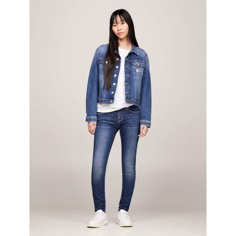TOMMY HILFIGER - JEANS SOPHIE SKINNY DE TALLE BAJO AZUL TOMMY JEANS