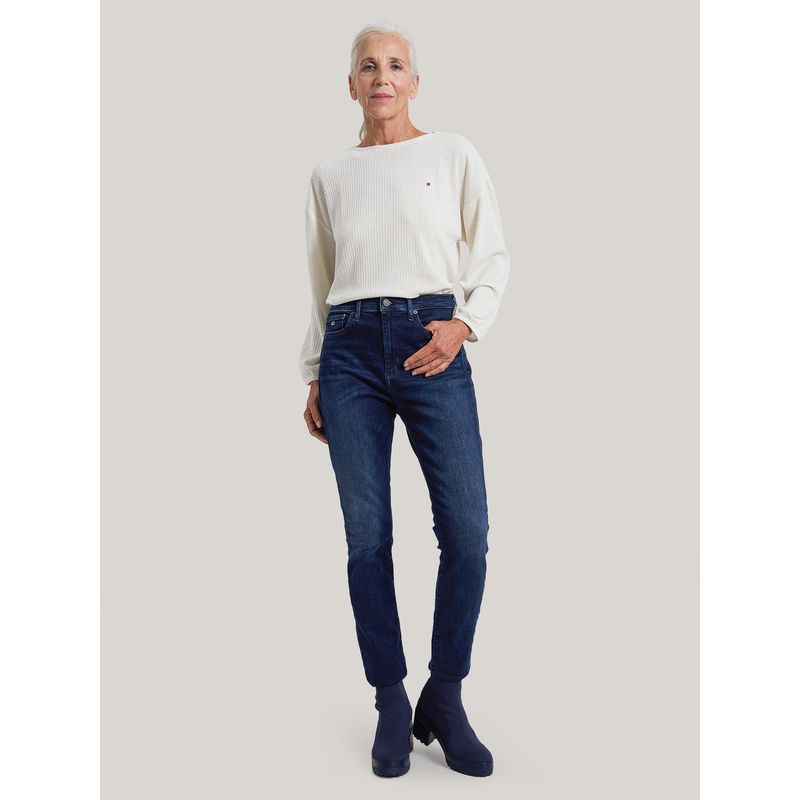 TOMMY HILFIGER - JEANS SYLVIA SKINNY TALLE ALTO AZUL TOMMY JEANS