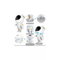 GENERICO - Lampara Proyector Astronauta De Galaxia Luz Led rgb-premium