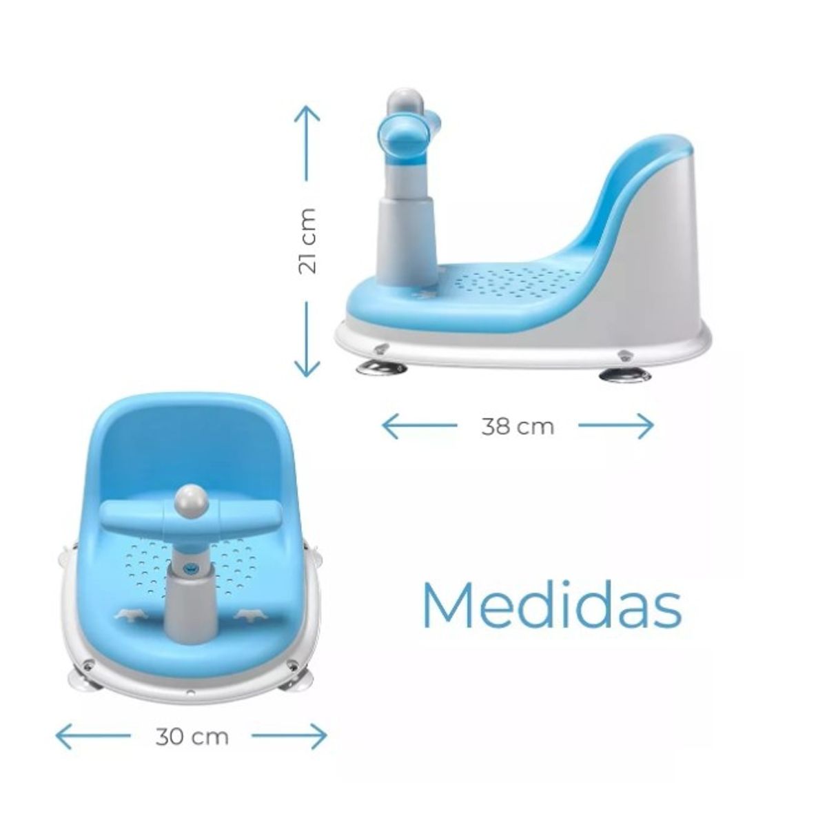 GENERICO - Silla De Ducha Para Bebes Y Niños Pequeños Asiento De Baño