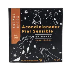 NATURAL DETOX - Animal detox Acondicionador piel sensible barra para perros