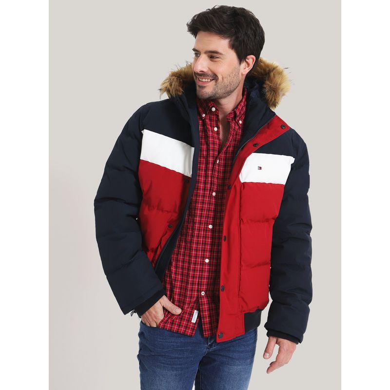 TOMMY HILFIGER - Parka Artic Con Logo Multicolor Tommy Hilfiger