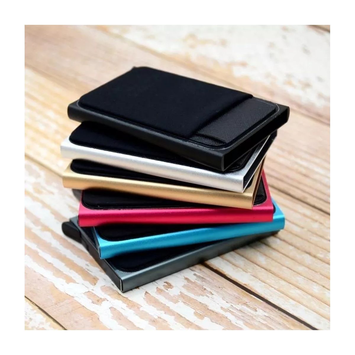 GENERICO - Billeteracarteratarjetera Unisex De Metal Elegante