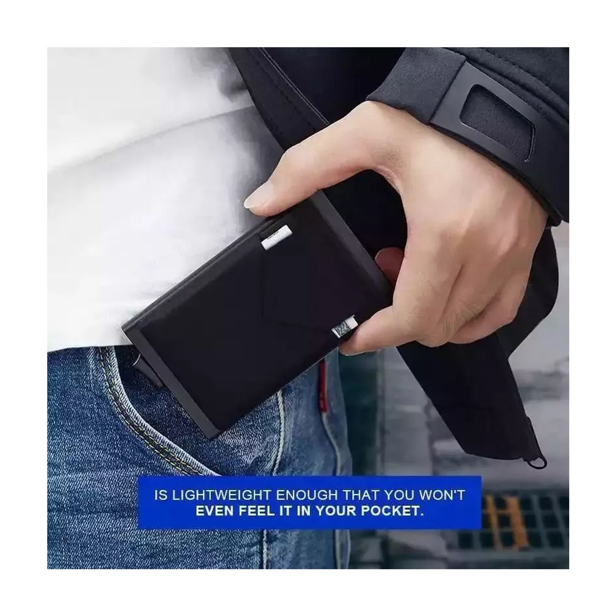 GENERICO - Billeteracarteratarjetera Unisex De Metal Elegante