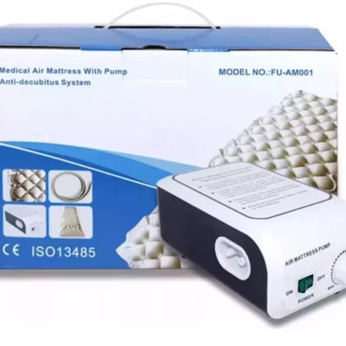 GENERICO - Colchón Antiescaras Con Motor Y Kit Reparacion