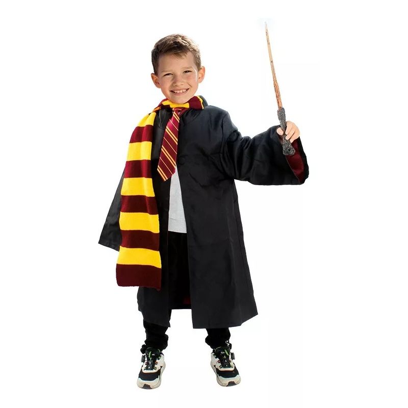 GENERICO - Disfraz Mago Harry Potter Para Niños Gryffindor TALLA 7-9