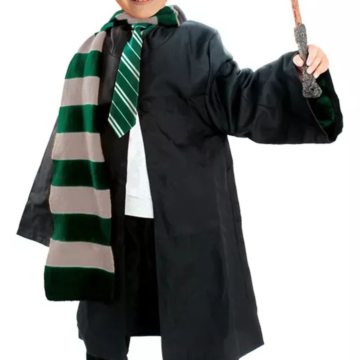 GENERICO - Disfraz Mago Harry Potter Para Niños Slytherin TALLA 5-6
