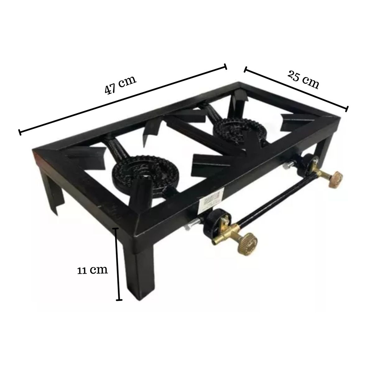 LINE - Cocina Fogón 2 Platos A Gas Licuado Cocinilla Camping Hogar