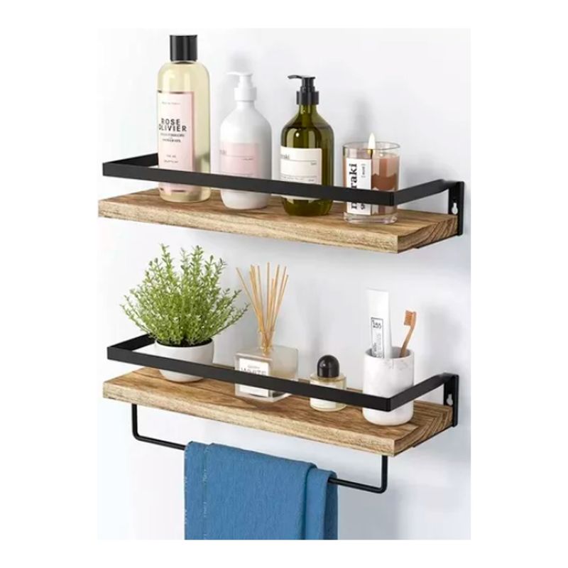 GENERICO - Repisas Flotantes Modernas de Madera Set de 2