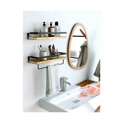 Imagen 2 del producto Repisas Flotantes Modernas de Madera Set de 2
