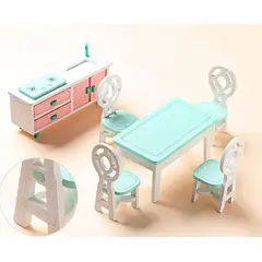 GENERICO - Cocina Y Comedor Juguete De Madera