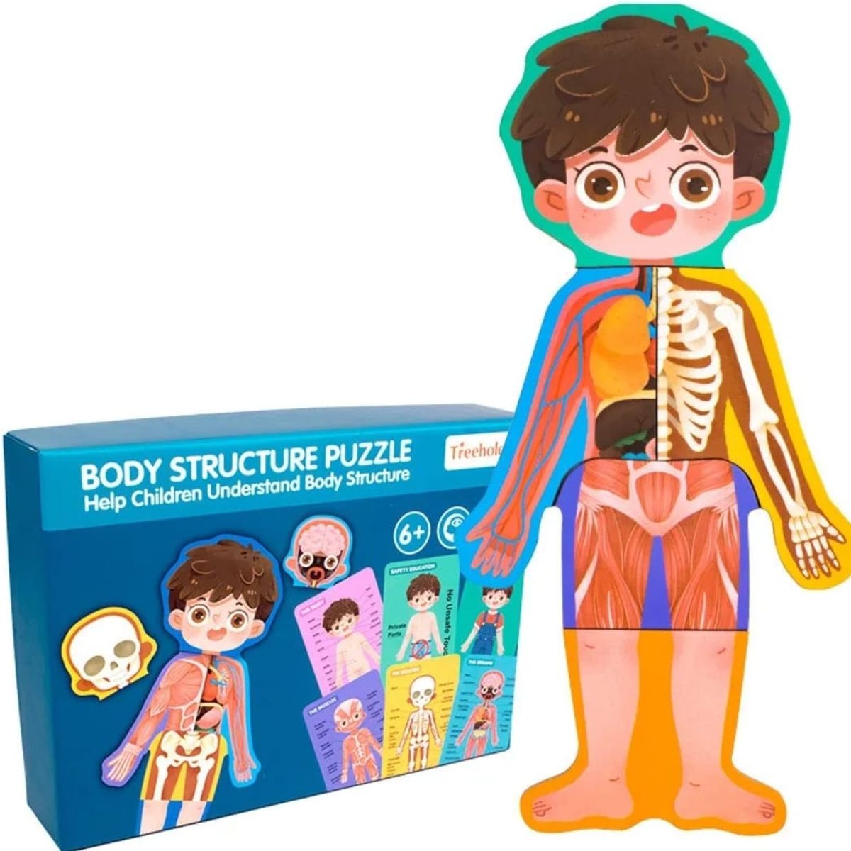 GENERICO - Puzzle De Madera Cuerpo Humano