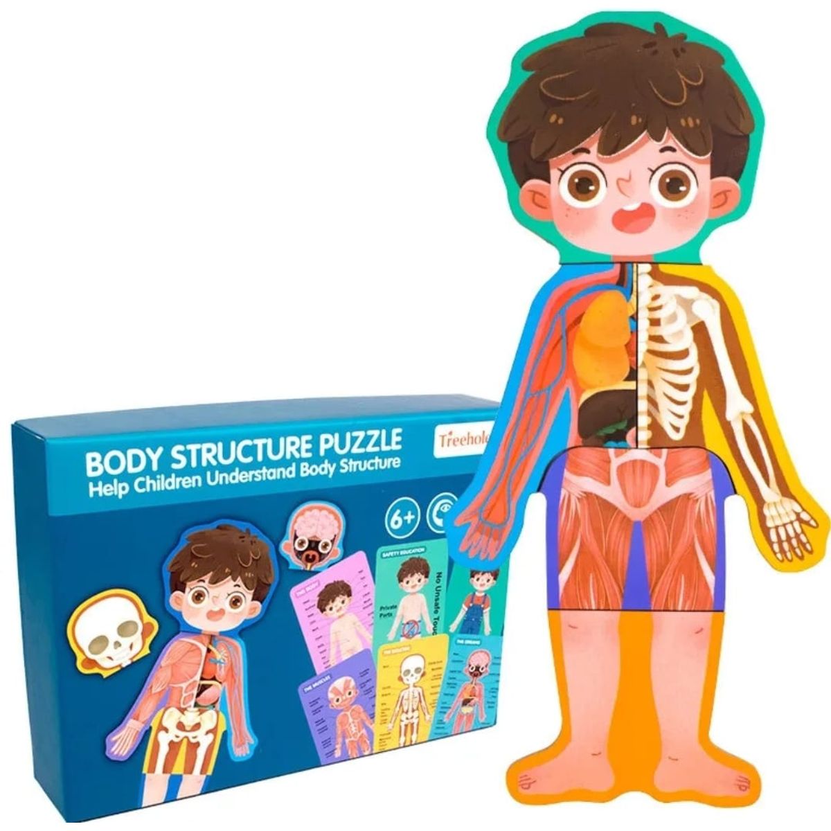 GENERICO - Puzzle De Madera Cuerpo Humano