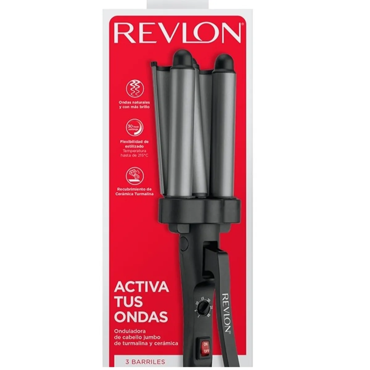 REVLON - Ondulador Pelo Revlon Waver Jumbo De 3 Barriles