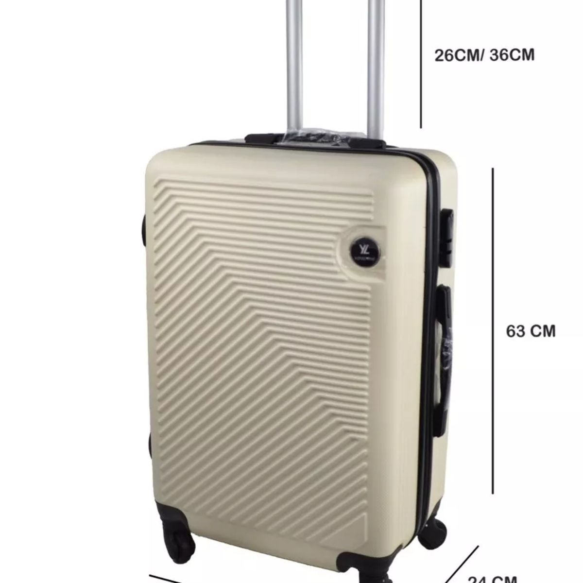 GENERICO - Maleta De Viaje Equipaje Mediana Talla M 18kg Resistente.