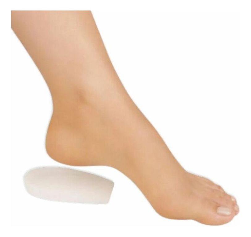Talonera En Silicona Par -electromedicina - Blanco - L
