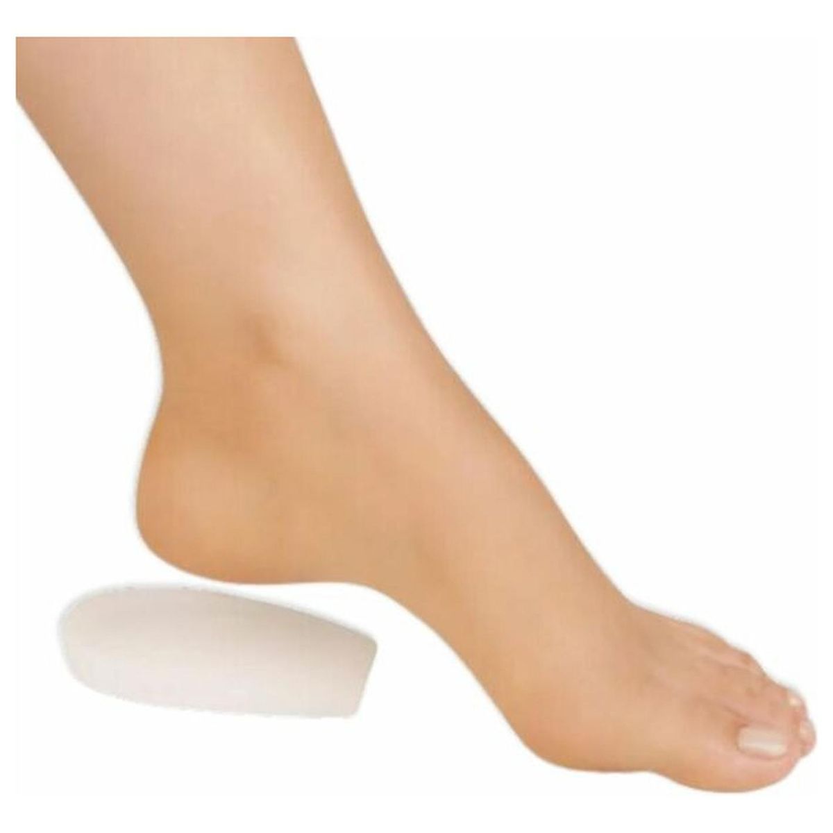 BLUNDING - Talonera En Silicona Par -electromedicina - Blanco - S