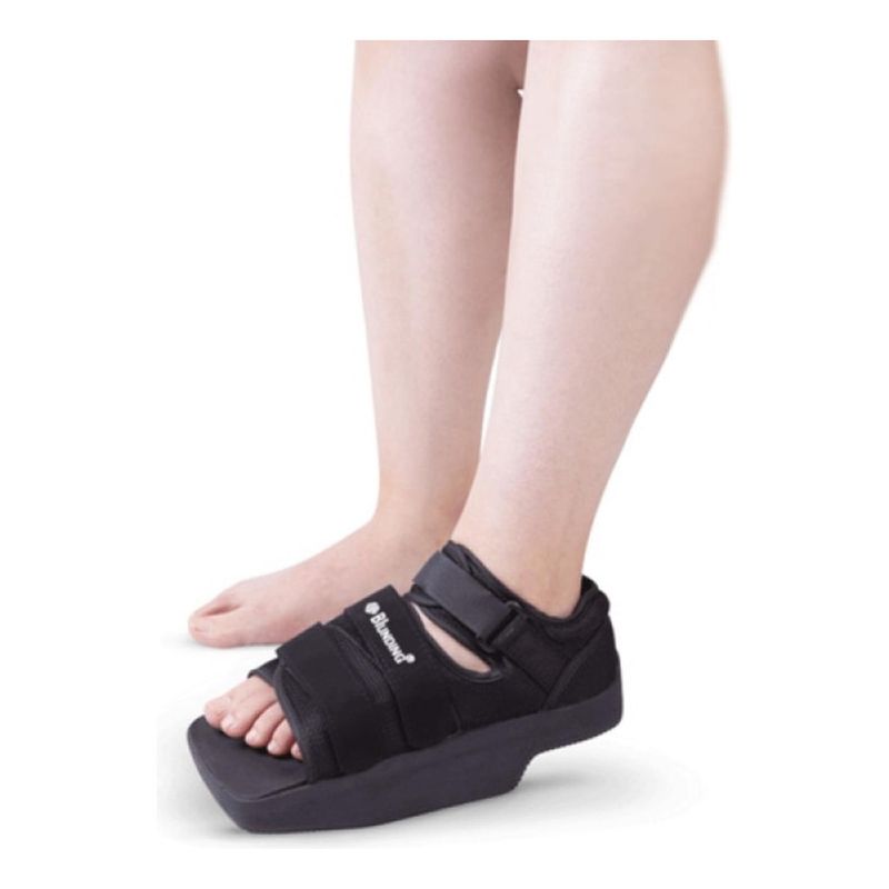 BLUNDING - Zapato Descarga Post Operatorio Retropie Abierto Unidad - Negro - L
