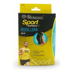 BLUNDING - Rodillera Sport De Bambu 1 Unidad -electromedicina - Gris - M
