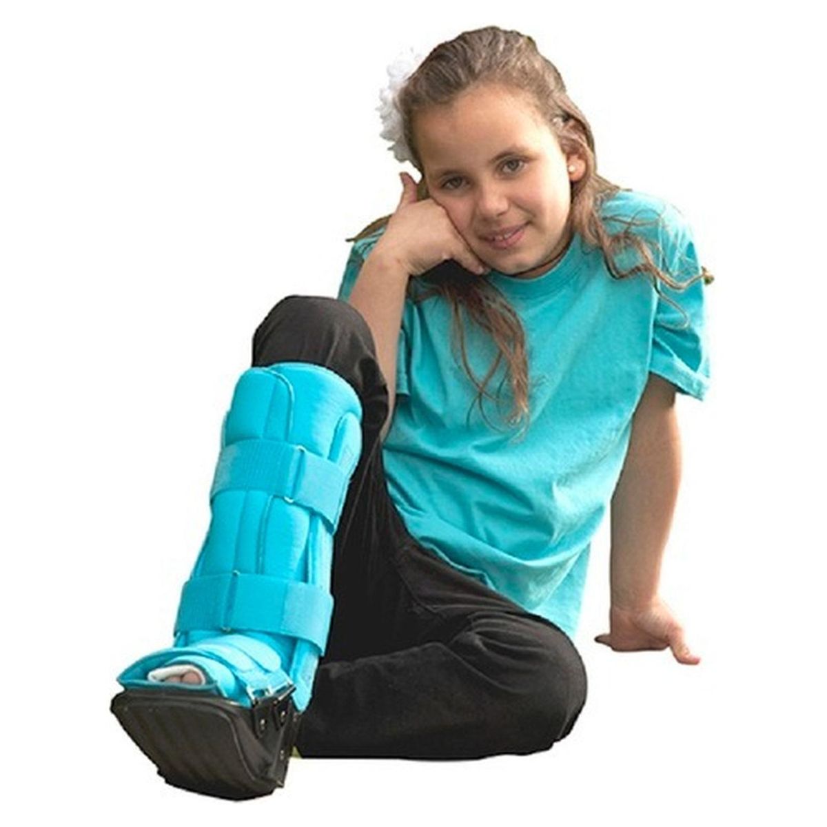 BLUNDING - Bota Ortopédica Inmovilizadora Infantil Talla M - Gris