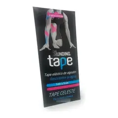 BLUNDING - Cinta Kinesiotape Venda Neuromuscular Unidad 5cmx1metro - Celeste
