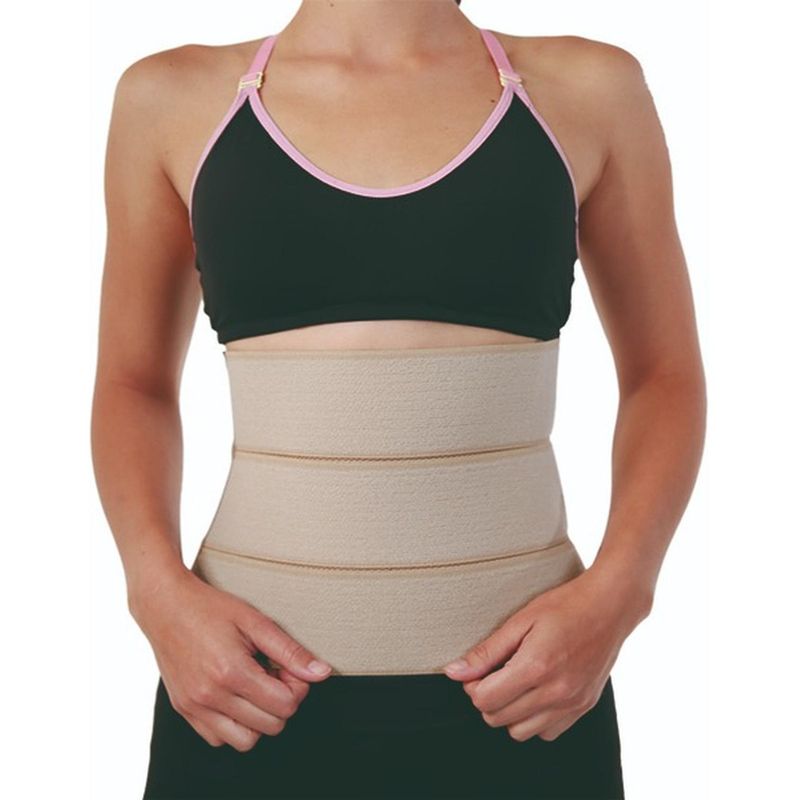 BLUNDING - Faja Cuatro Bandas Abdominal -electromedicina - Beige - S