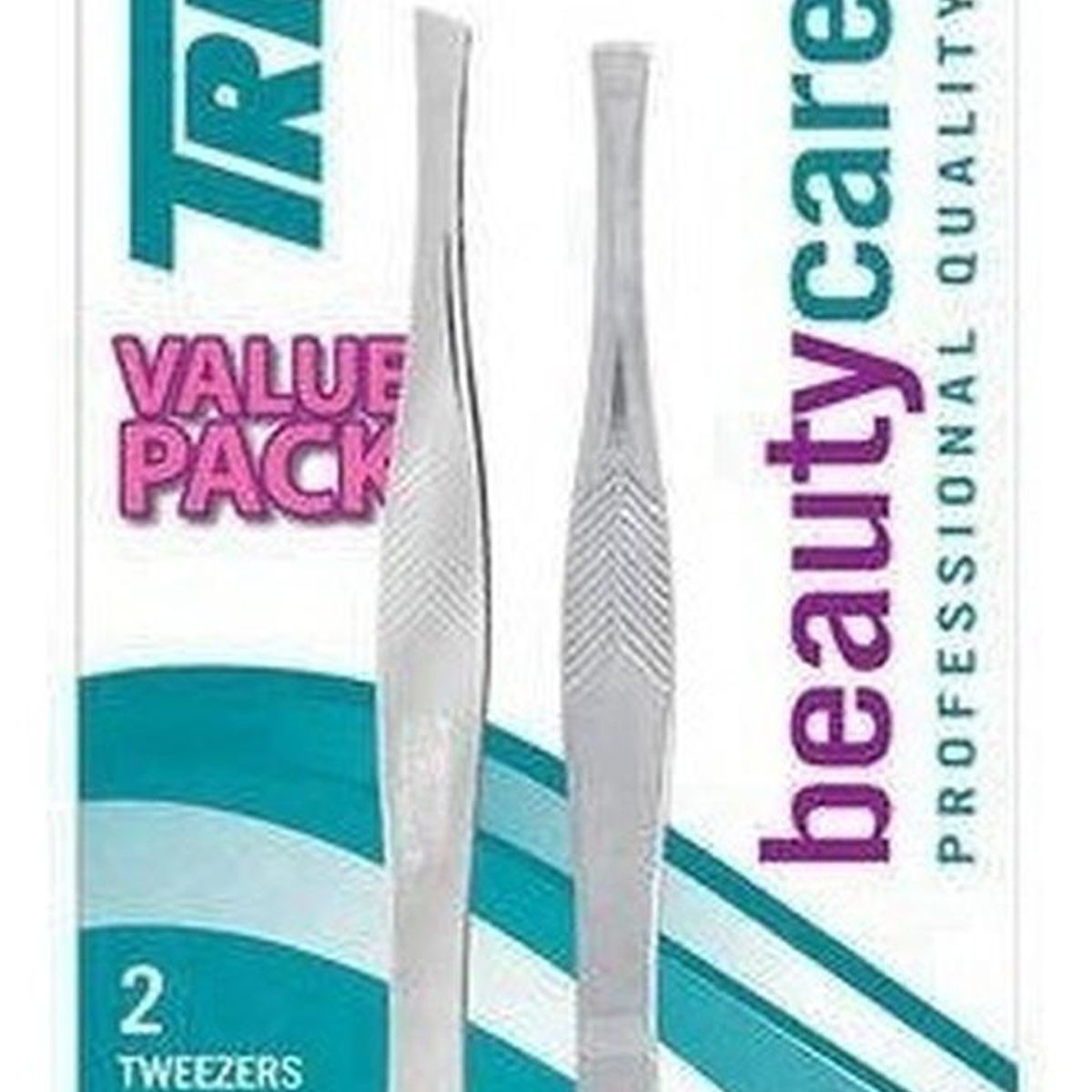 TRIM - Pinza De Cejas De Punta Oblicua Y Recta Pack-electromedicina