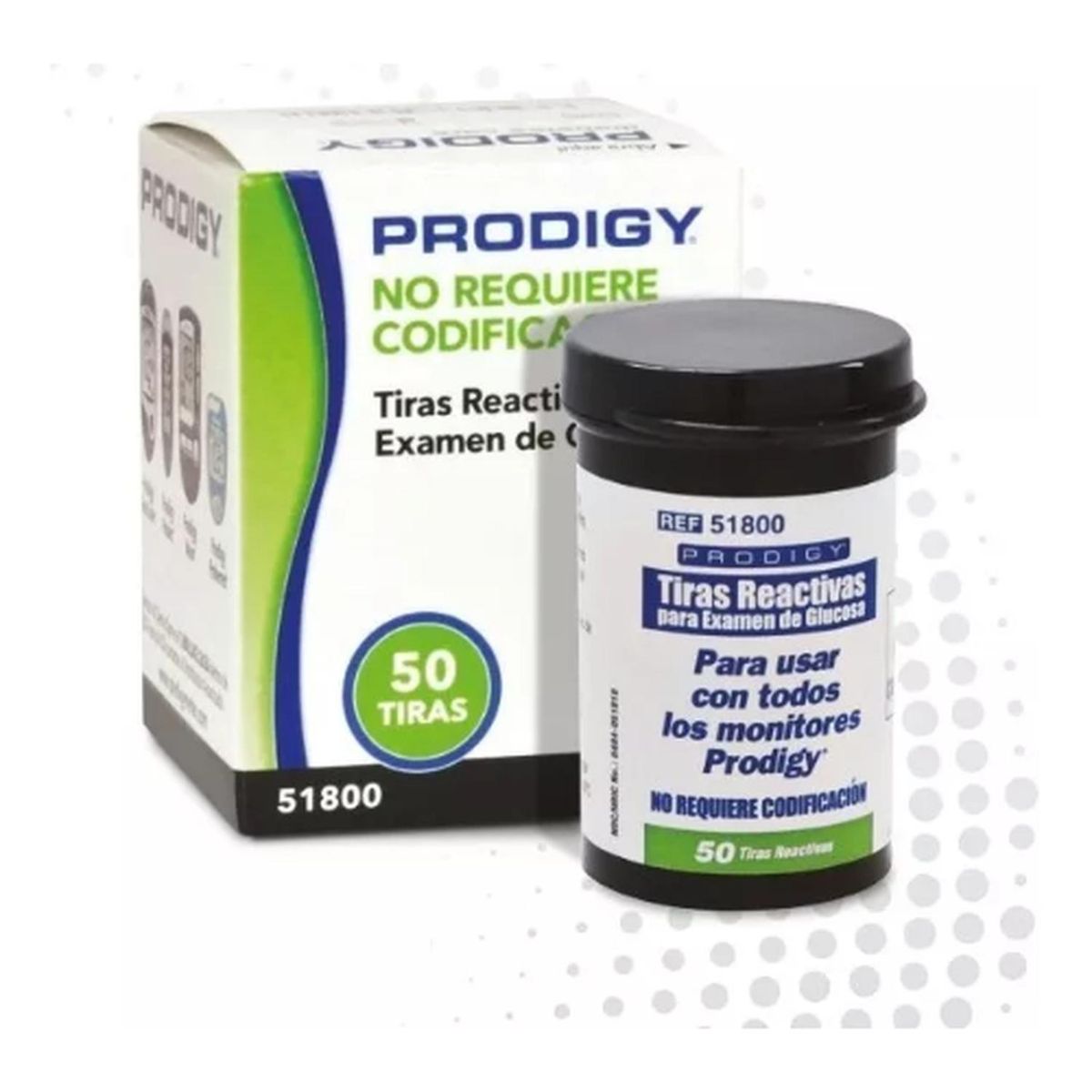 PRODIGY - Tira Reactiva Prodigy 50unidades -electromedicina