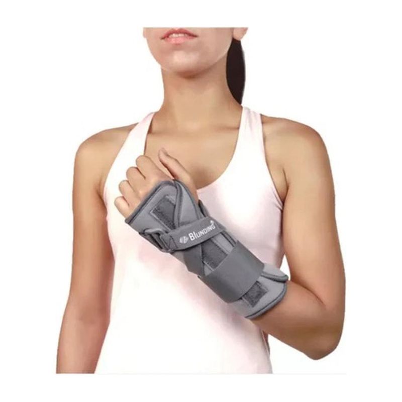 BLUNDING - Ortesis De Muñeca Con Ferula Palmar Dorsal Derecha - Gris