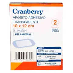 REUTTER - Apósito Adhesivo Transparente 10x12 Caja De 50unidades