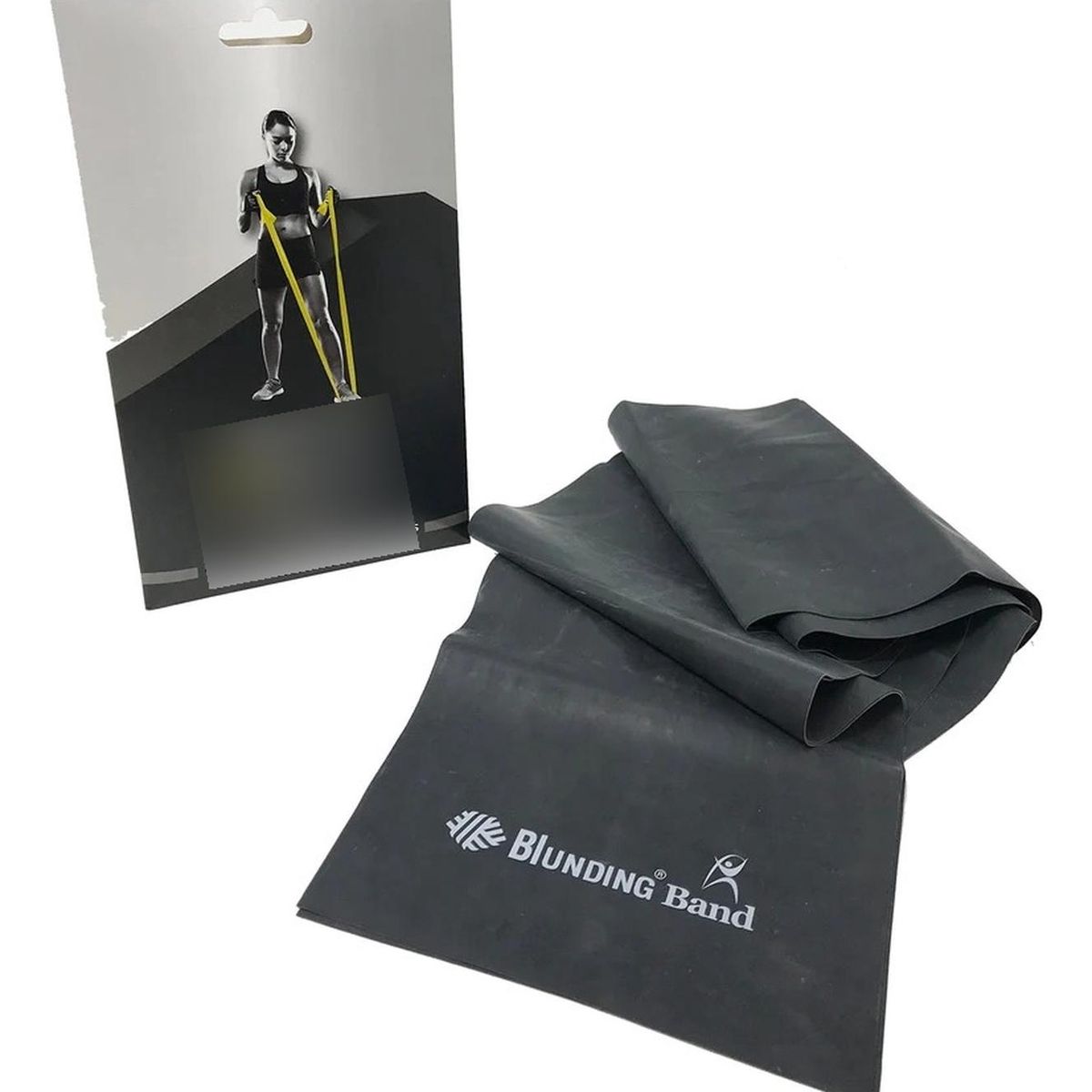 BLUNDING - Bandas De Resistencia Elasticada 1.5metros 1 Unidad - Negro