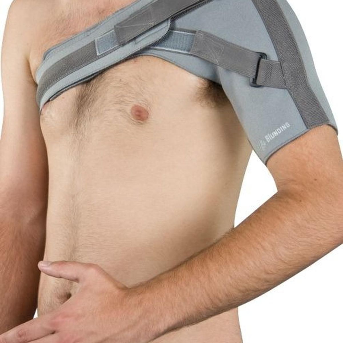 BLUNDING - Ortesis Estabilizadora De Hombro Izquierda -electromedicina - Gris - XL