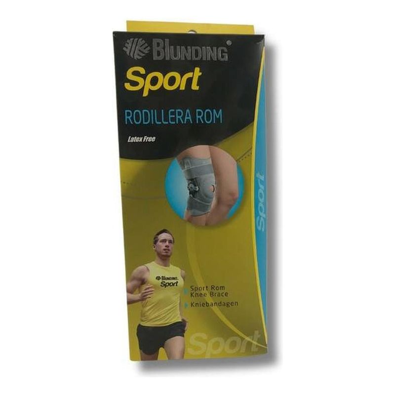 BLUNDING - Rodillera Rom Sport Con Mecanismo De Regulación 1unidad - Gris - L
