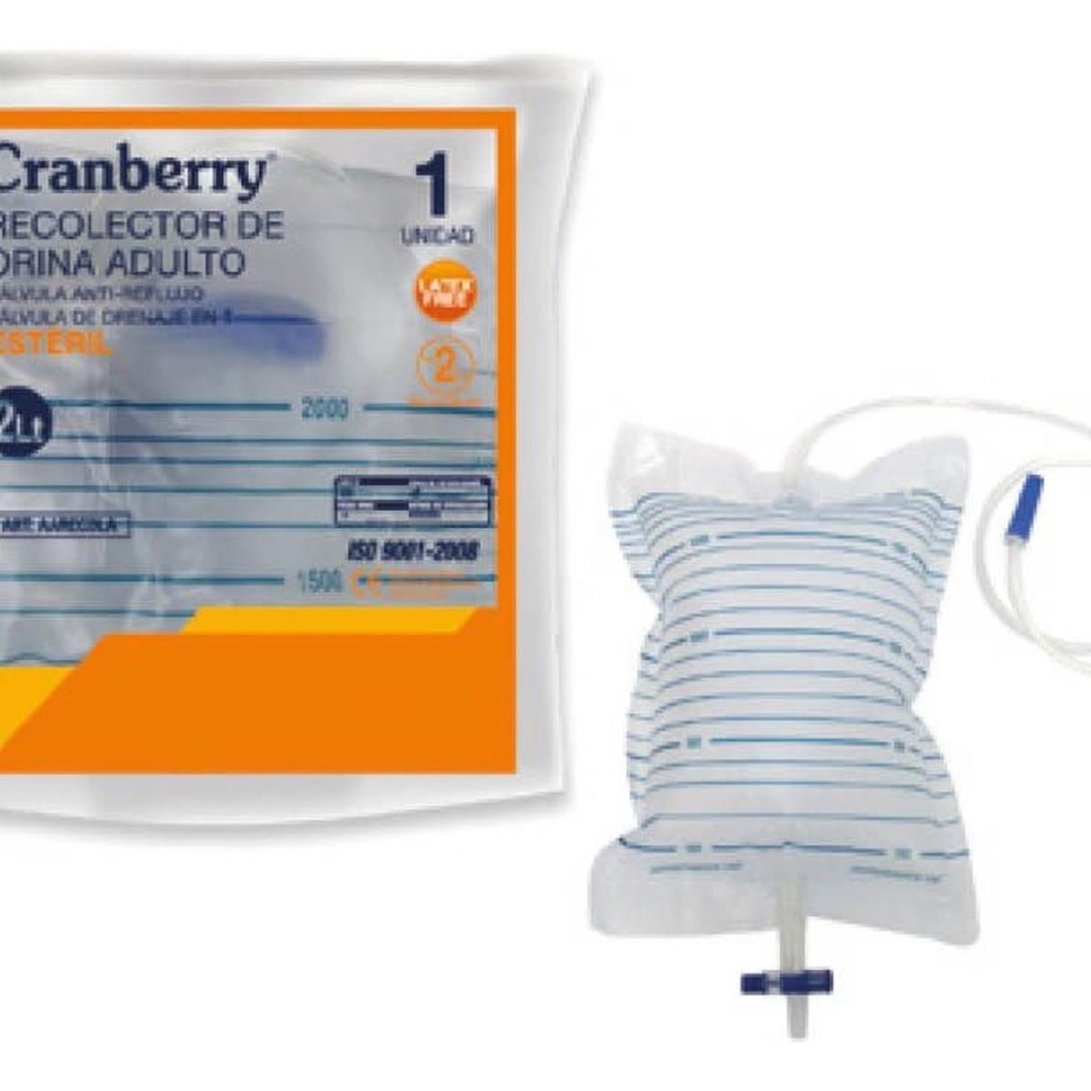 CRANBERRY - Recolector De Orina Adulto 2litros-electromedicina