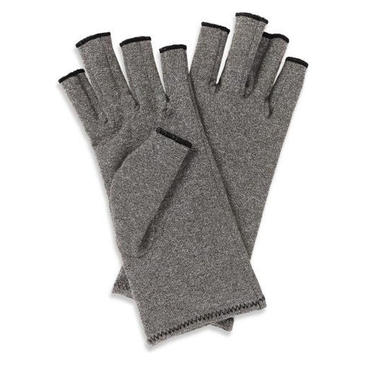 CURAD - Guantes Para Artritis, Túnel Carpiano Y Tendinitis - Gris oscuro - L