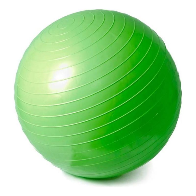 BLUNDING - Balón De Ejercicios Con Bombín De 65cm Color Verde+calcetín