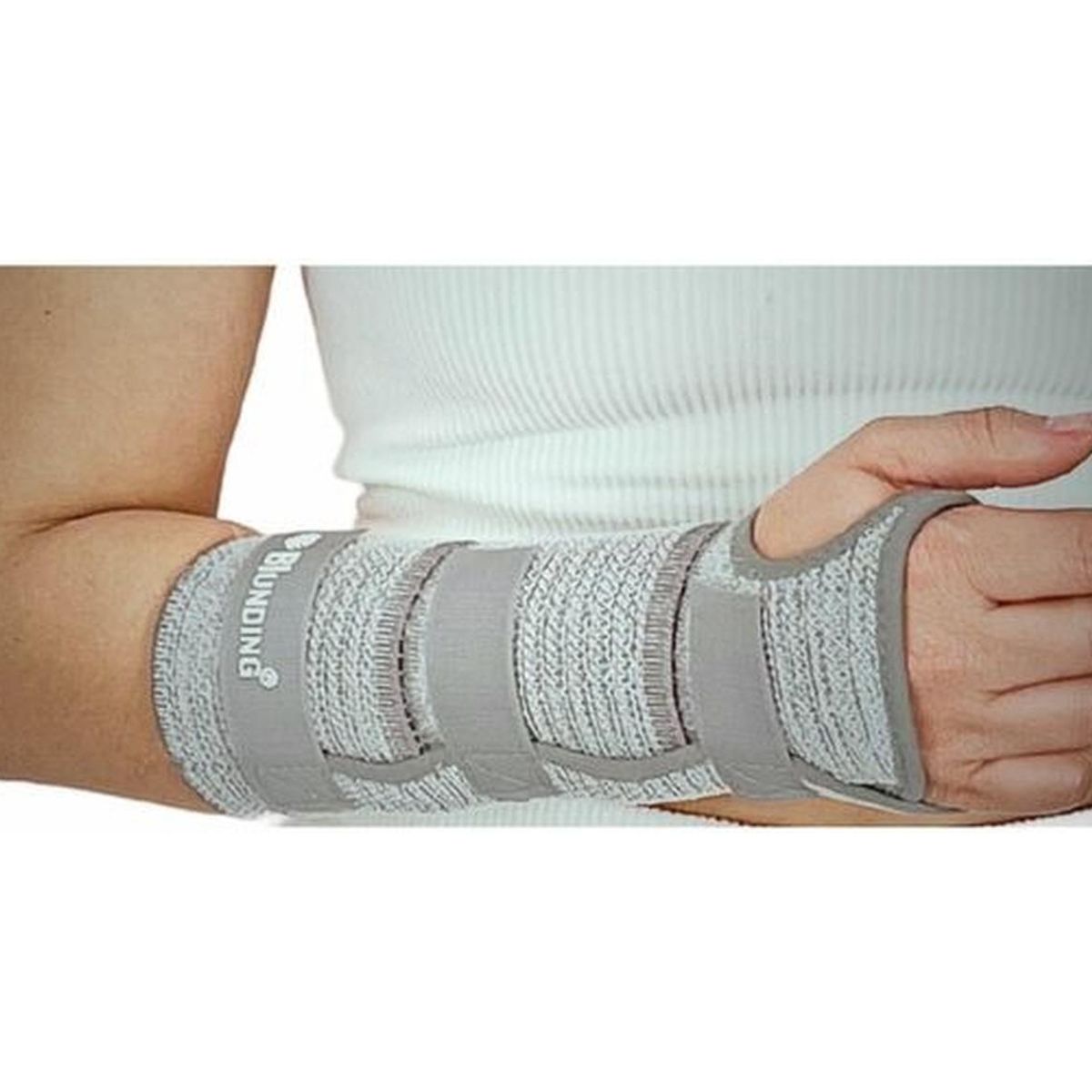 BLUNDING - Inmovilizador De Muñeca Ambidiestra - Electromedicina - Gris - M