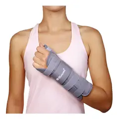 BLUNDING - Ortesis De Muñeca Con Dedo Pulgar Izquierda Gris - L