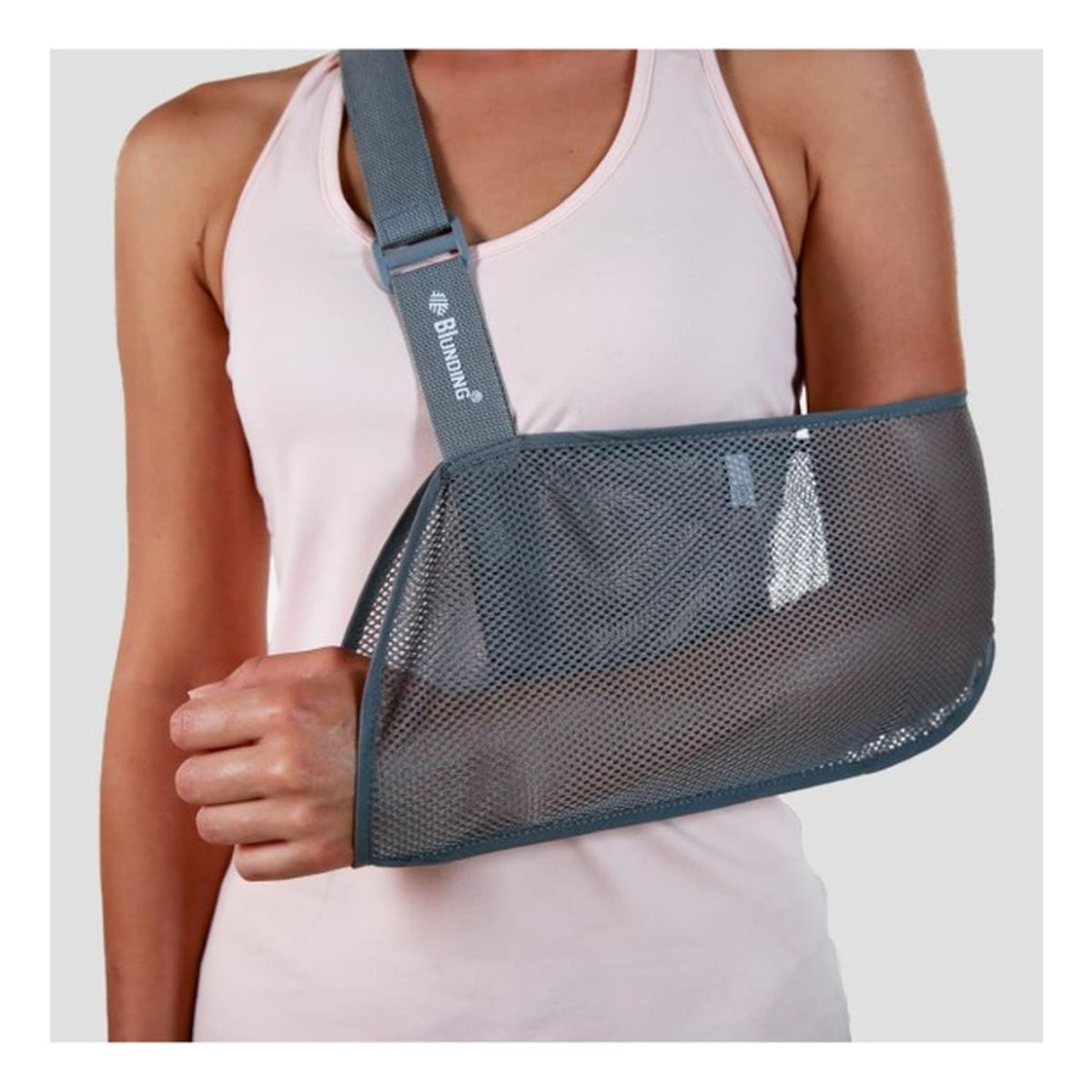 BLUNDING - Cabestrillo De Brazo Adulto -electromedicina - Gris - L