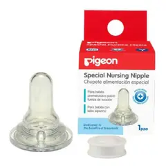 PIGEON - Chupete Para Paladar Hendido Labio Leporino -electromedicina - Blanco - M