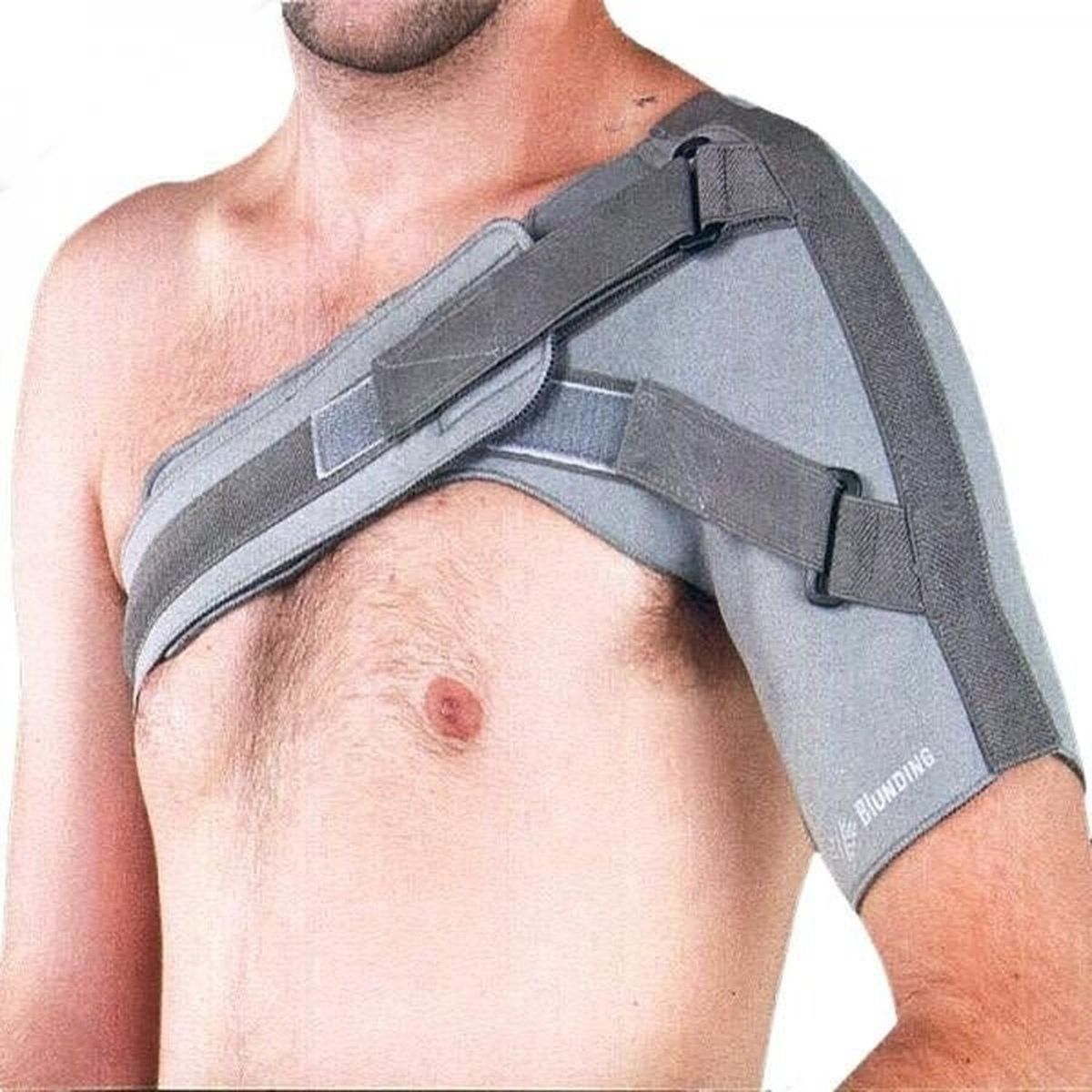 BLUNDING - Ortesis Estabilizadora De Hombro Derecho - Gris oscuro - S