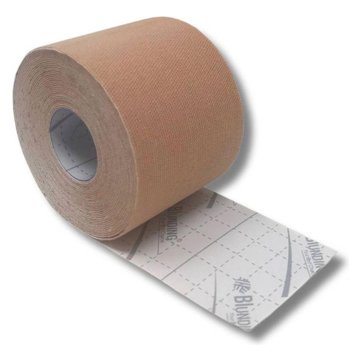 BLUNDING - Cinta Kinesiotape Venda Neuromuscular Unidad 5cmx5metros - Marron claro