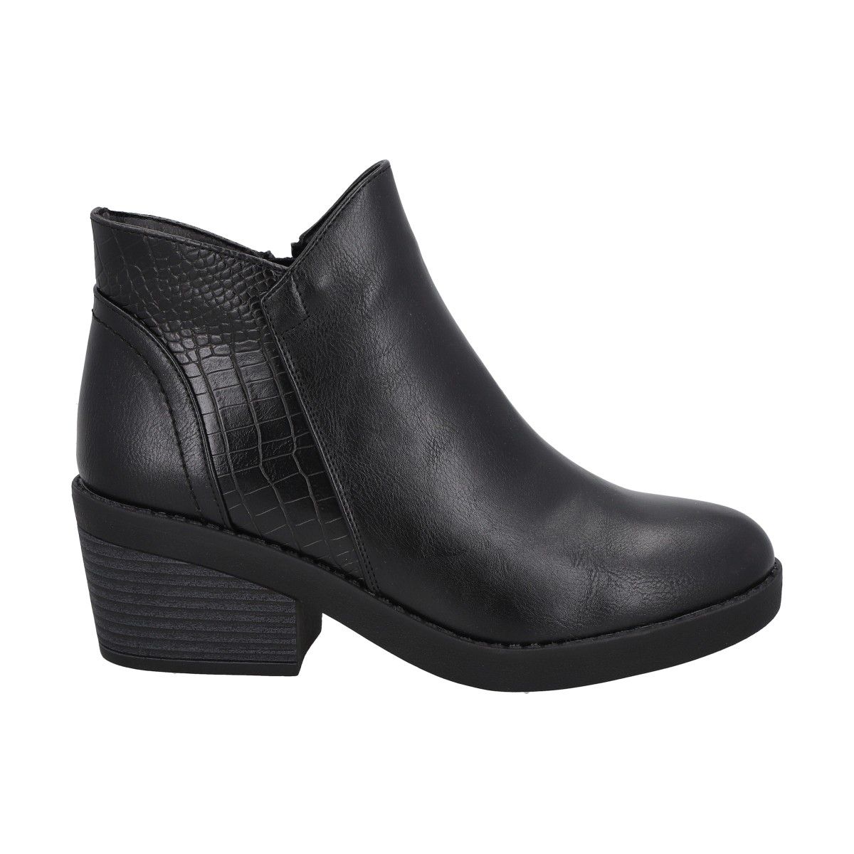 POLICE - Botin Mujer Negro Zara Police