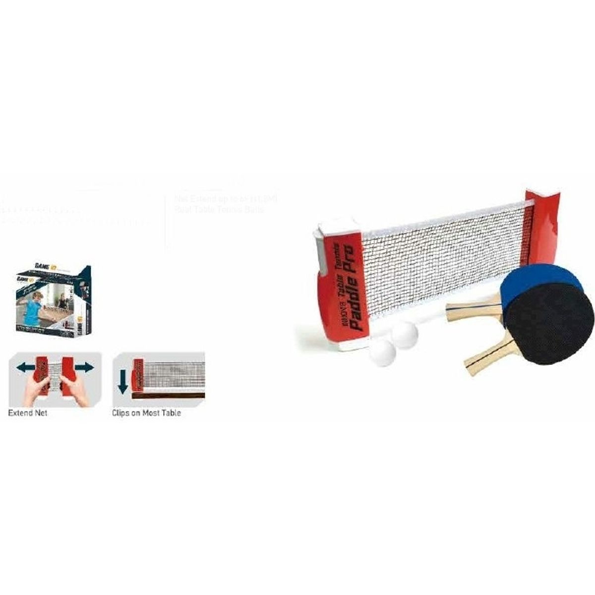 GENERICO - HOSTFULL 63228 RETRACTABLE TABLE TENNIS
