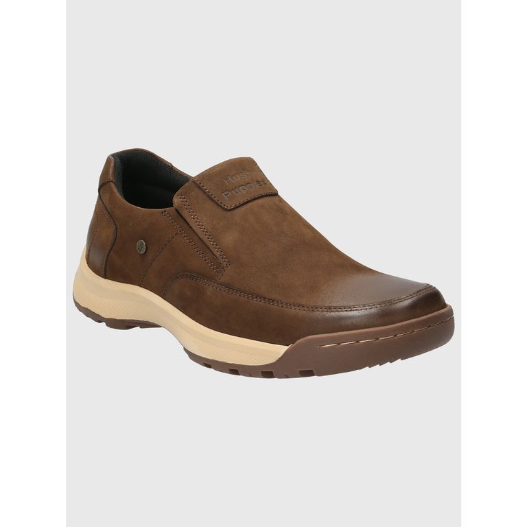 Slip On Cuero Hombre Consin Café